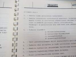 Valmet haarukkatrukki TD1610 - käyttö ja huolto / forklift operator´s manual in finnish