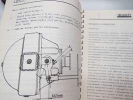 Valmet haarukkatrukki TD1610 - käyttö ja huolto / forklift operator´s manual in finnish