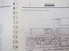 Valmet haarukkatrukki TD1610 - käyttö ja huolto / forklift operator´s manual in finnish