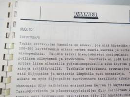 Valmet haarukkatrukki TD2212 - käyttö ja huolto / forklift operator´s manual in finnish