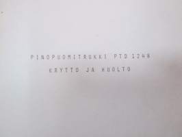 Valmet pinopuomitrukki PTD1248 - käyttö ja huolto / forklift operator´s manual in finnish