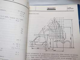 Valmet pinopuomitrukki PTD1248 - käyttö ja huolto / forklift operator´s manual in finnish