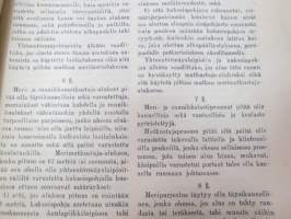 Suomen Asetuskokoelma 1920 nr 261-211 - Sisältää eri asetuksia kauppalaivastosta ja merenkulusta -statutes regarding ships and seafare