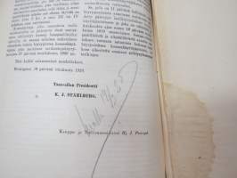 Suomen Asetuskokoelma 1920 nr 261-211 - Sisältää eri asetuksia kauppalaivastosta ja merenkulusta -statutes regarding ships and seafare