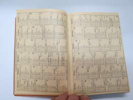 Maatalouskalenteri 1948, sisältää monipuolisesti ja runsaasti taulukoita, tietoja maatalouteen liittyvistä aiheista, mainoksia ym.  -agricultural calendar