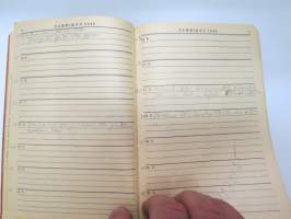 Maatalouskalenteri 1948, sisältää monipuolisesti ja runsaasti taulukoita, tietoja maatalouteen liittyvistä aiheista, mainoksia ym.  -agricultural calendar