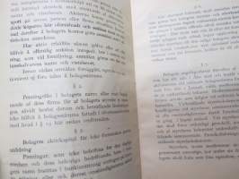 Bolagsordning för Pås- &amp; Kuvertfabriken i Åbo Aktiebolag -yhtiöjärjestys