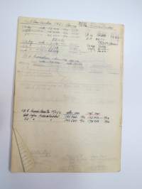 Turun Pussi- ja Kirjekuoritehdas - Prislista maj 1949 -pricelist on paper and carton products