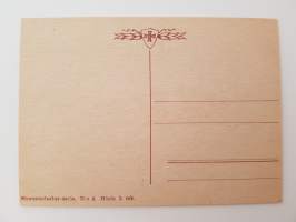 Sankarisotiemme muisto sanoin ja kuvin -mietelausein varustettuja postikortteja n:o 4 -postcard