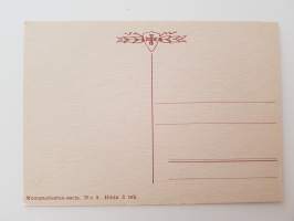 Sankarisotiemme muisto sanoin ja kuvin -mietelausein varustettuja postikortteja n:o 5 -postcard
