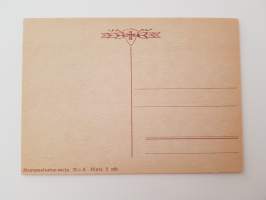 Sankarisotiemme muisto sanoin ja kuvin -mietelausein varustettuja postikortteja n:o 6 -postcard