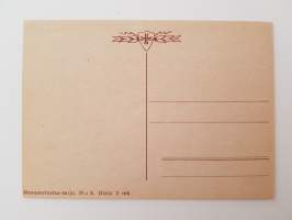 Sankarisotiemme muisto sanoin ja kuvin -mietelausein varustettuja postikortteja n:o 8 -postcard