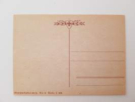 Sankarisotiemme muisto sanoin ja kuvin -mietelausein varustettuja postikortteja n:o 9 -postcard