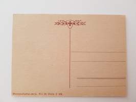 Sankarisotiemme muisto sanoin ja kuvin -mietelausein varustettuja postikortteja n:o 10 -postcard