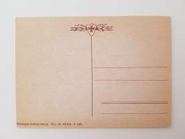 Sankarisotiemme muisto sanoin ja kuvin -mietelausein varustettuja postikortteja n:o 12 -postcard