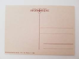Sankarisotiemme muisto sanoin ja kuvin -mietelausein varustettuja postikortteja n:o 14 -postcard