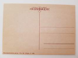 Sankarisotiemme muisto sanoin ja kuvin -mietelausein varustettuja postikortteja n:o 19-postcard