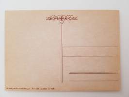 Sankarisotiemme muisto sanoin ja kuvin -mietelausein varustettuja postikortteja n:o 20-postcard