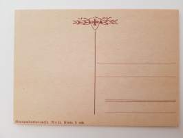 Sankarisotiemme muisto sanoin ja kuvin -mietelausein varustettuja postikortteja n:o 21-postcard