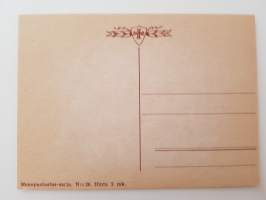 Sankarisotiemme muisto sanoin ja kuvin -mietelausein varustettuja postikortteja n:o 28-postcard