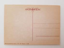 Sankarisotiemme muisto sanoin ja kuvin -mietelausein varustettuja postikortteja n:o 29-postcard