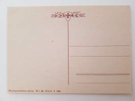 Sankarisotiemme muisto sanoin ja kuvin -mietelausein varustettuja postikortteja n:o 34-postcard