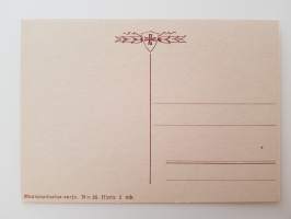 Sankarisotiemme muisto sanoin ja kuvin -mietelausein varustettuja postikortteja n:o 35-postcard