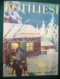 Kotiliesi 1934 nr 2 kansi Rudolf Koivu &quot;Kun isä lampun osti&quot;