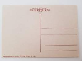 Sankarisotiemme muisto sanoin ja kuvin -mietelausein varustettuja postikortteja n:o 38-postcard