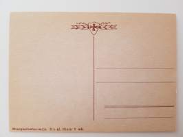 Sankarisotiemme muisto sanoin ja kuvin -mietelausein varustettuja postikortteja n:o 41-postcard