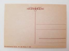 Sankarisotiemme muisto sanoin ja kuvin -mietelausein varustettuja postikortteja n:o 43-postcard