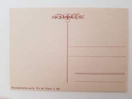Sankarisotiemme muisto sanoin ja kuvin -mietelausein varustettuja postikortteja n:o 44-postcard