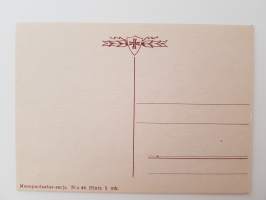 Sankarisotiemme muisto sanoin ja kuvin -mietelausein varustettuja postikortteja n:o 46-postcard