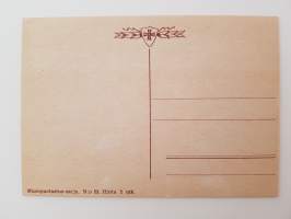 Sankarisotiemme muisto sanoin ja kuvin -mietelausein varustettuja postikortteja n:o 53-postcard