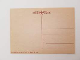 Sankarisotiemme muisto sanoin ja kuvin -mietelausein varustettuja postikortteja n:o 61-postcard