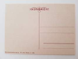 Sankarisotiemme muisto sanoin ja kuvin -mietelausein varustettuja postikortteja n:o 49-postcard