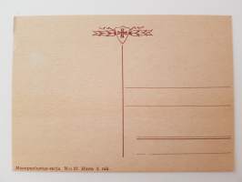Sankarisotiemme muisto sanoin ja kuvin -mietelausein varustettuja postikortteja n:o 57-postcard