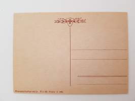 Sankarisotiemme muisto sanoin ja kuvin -mietelausein varustettuja postikortteja n:o 62-postcard