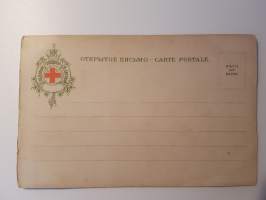 Lapsi aiheinen postikortti, Elizabeth Boehm 1900-luvun alun venäläinen taiteilija.
