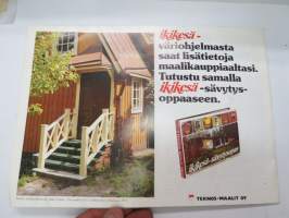 Talomaalarin opas - Teknos-maalit Oy 1977 -house painting guide