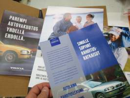 Volvo V70 2004 -myyntiesite / kansio, jossa 2 kpl DVD ja painettua materiaalia -sales folder