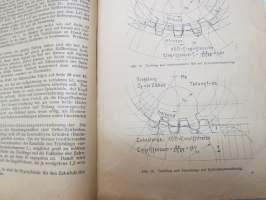 Zahnräder -vaihteet, perinpohjainen saksankielinen tekninen selostus vaihdetekniikasta, niiden laskennasta yms. -gears - technical features