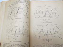 Zahnräder -vaihteet, perinpohjainen saksankielinen tekninen selostus vaihdetekniikasta, niiden laskennasta yms. -gears - technical features