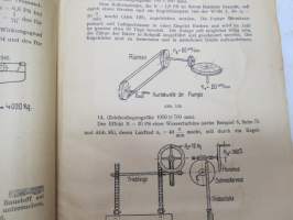 Zahnräder -vaihteet, perinpohjainen saksankielinen tekninen selostus vaihdetekniikasta, niiden laskennasta yms. -gears - technical features