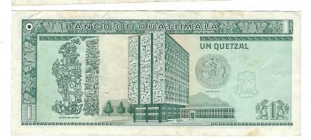Guatemala  1 Quetzal  1992 seteli