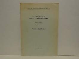 Saamelaisten sopeutumisongelmia - Eripainos Suomen Maantieteellisen Seuran aikakausikirjasta Terra no 1 1959