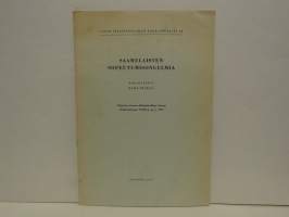 Saamelaisten sopeutumisongelmia - Eripainos Suomen Maantieteellisen Seuran aikakausikirjasta Terra no 1 1959