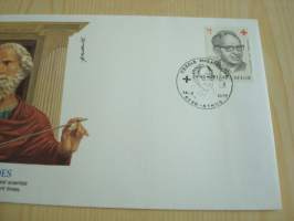 Matemaatikko Archimedes, 1987, USA / Belgia, ensipäiväkuori, FDC, taiteilija: Litvinov. Katso myös muut kohteeni.