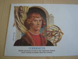 Tähtitieteilijä Copernicus, 1987, USA / Tristan Da Cunha, ensipäiväkuori, FDC, taiteilija: Suschenko. Katso myös muut kohteeni.