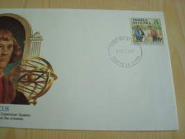Tähtitieteilijä Copernicus, 1987, USA / Tristan Da Cunha, ensipäiväkuori, FDC, taiteilija: Suschenko. Katso myös muut kohteeni.